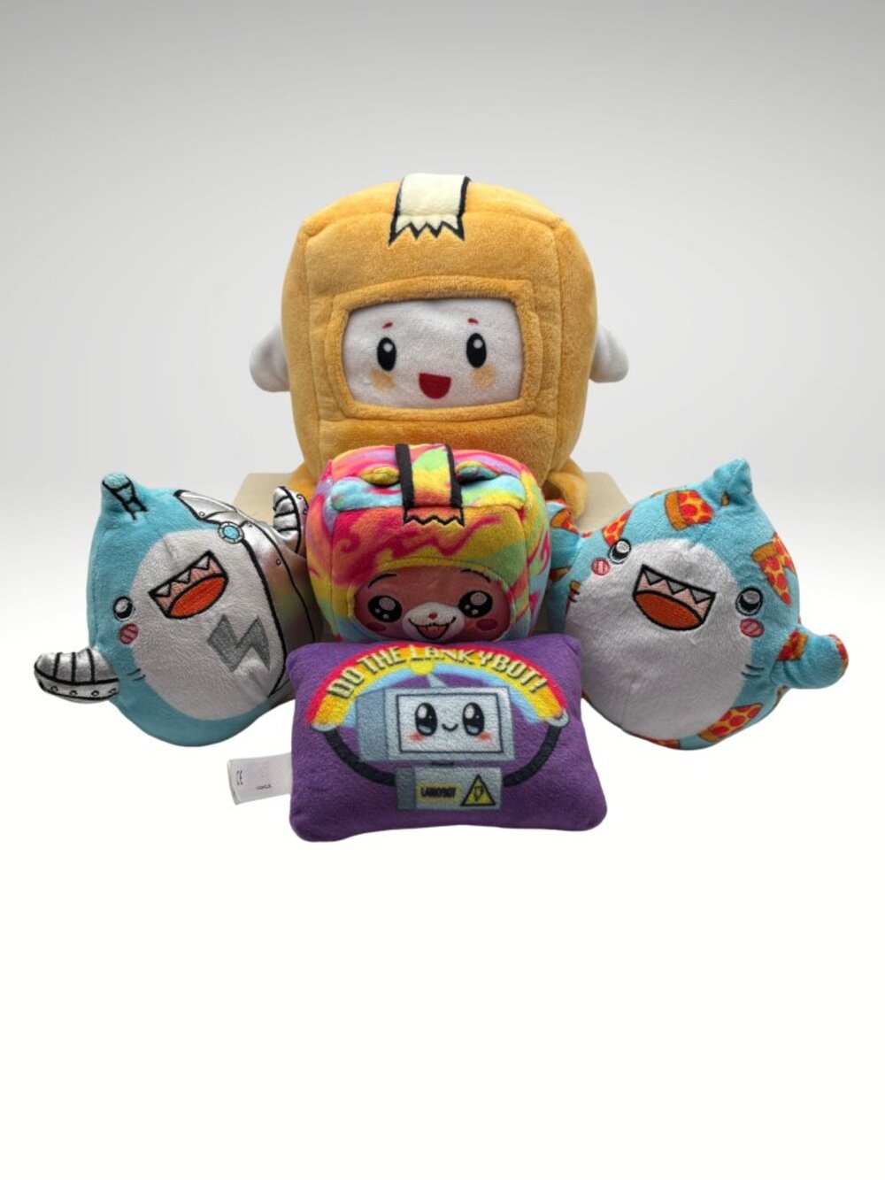Lankybox Collection of  Plush Stuffies (5pc) (SKU: 725TO)